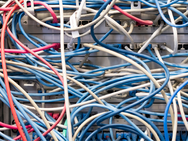 Data Wiring Cleanup Services - Organize, Label, Maintain Existing Network Cabling | Servicing Blount, Madison and Marshall Counties